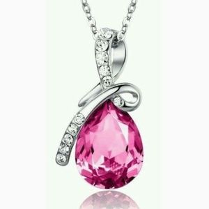 18k WG Swarovski Crystal Elements Necklace